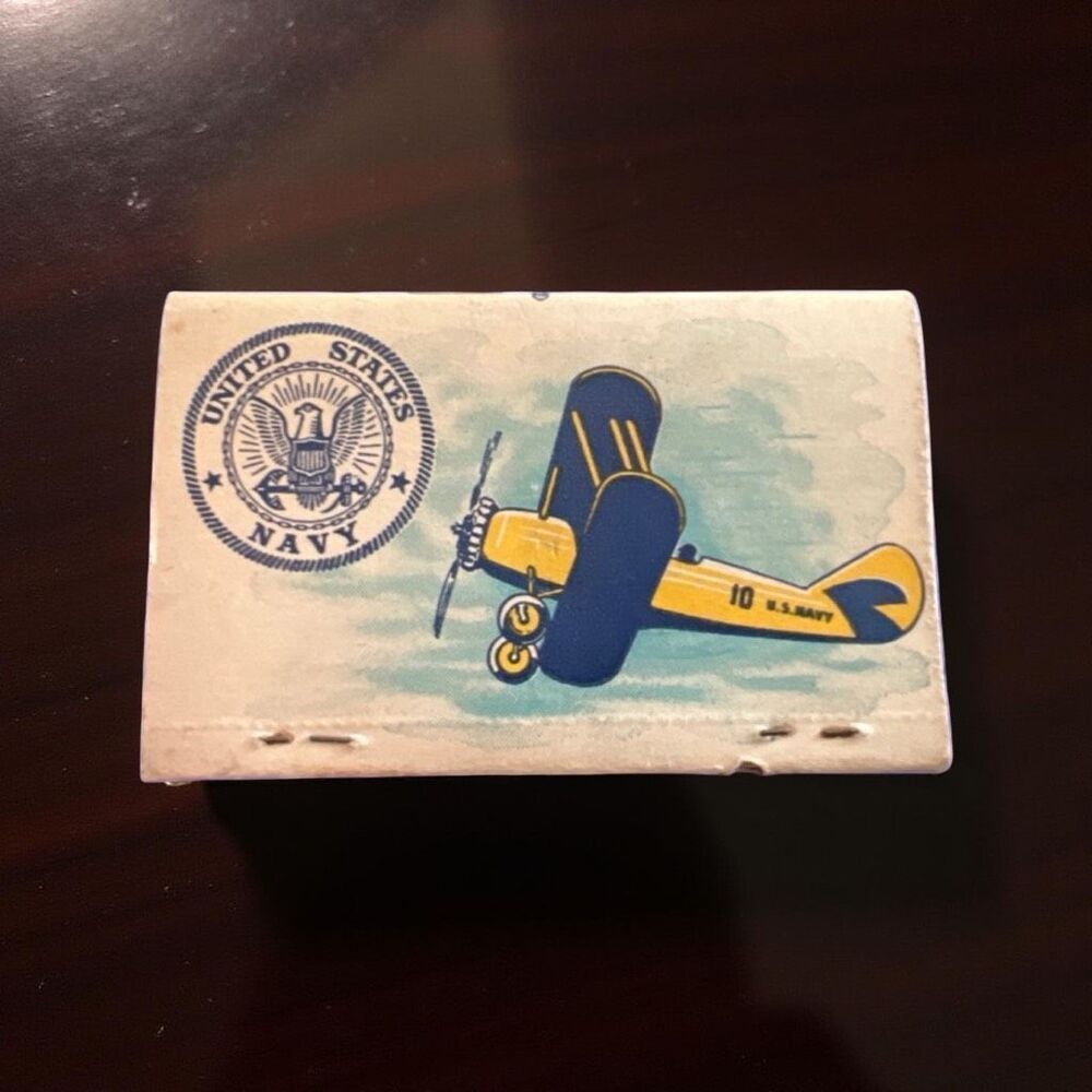 Vintage US Navel Air Station Minneapolis MN Unstruck Matchbook Memorabilia
